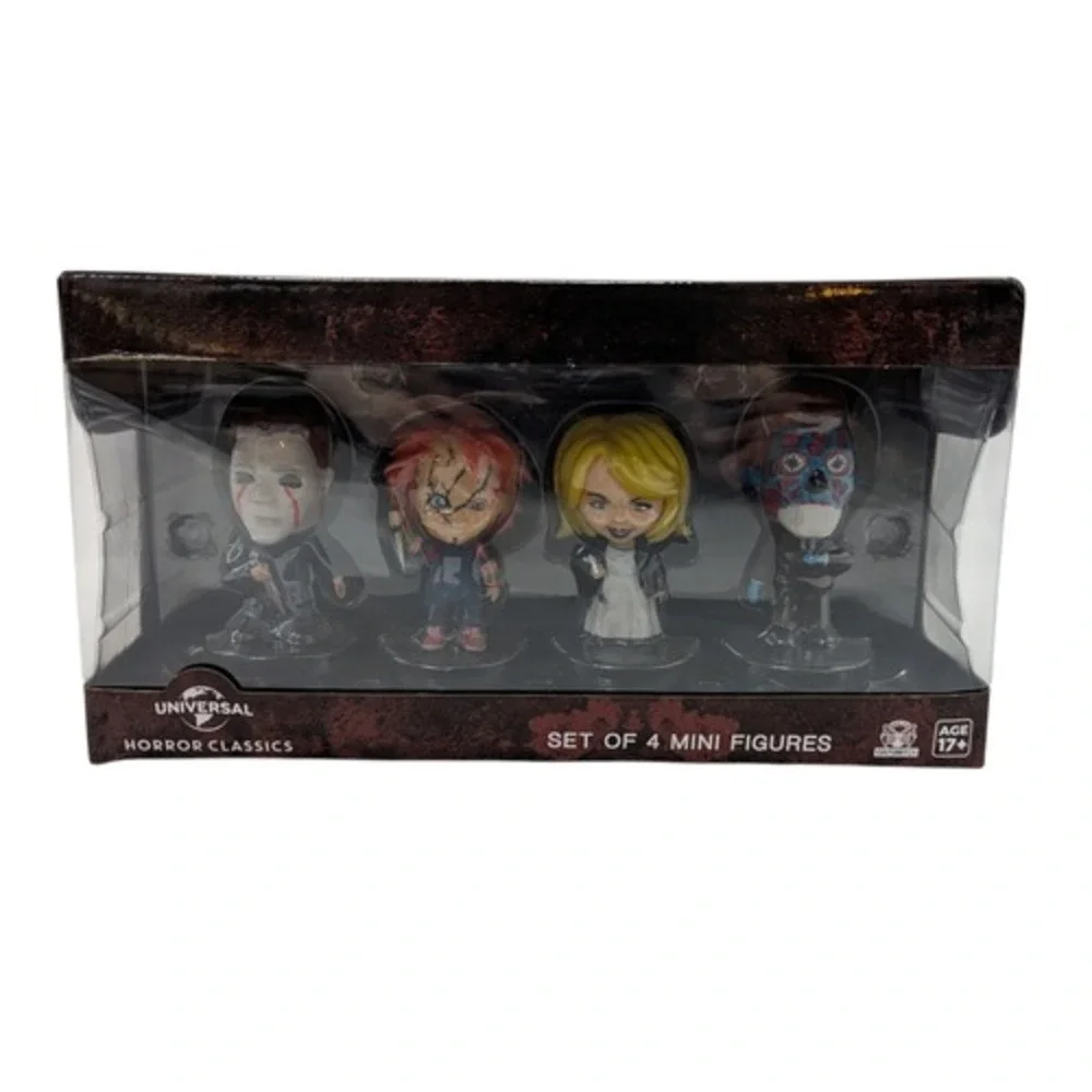 Culturefly Universal Horror Classics Set Of 4 Mini Figures Chucky, They Live